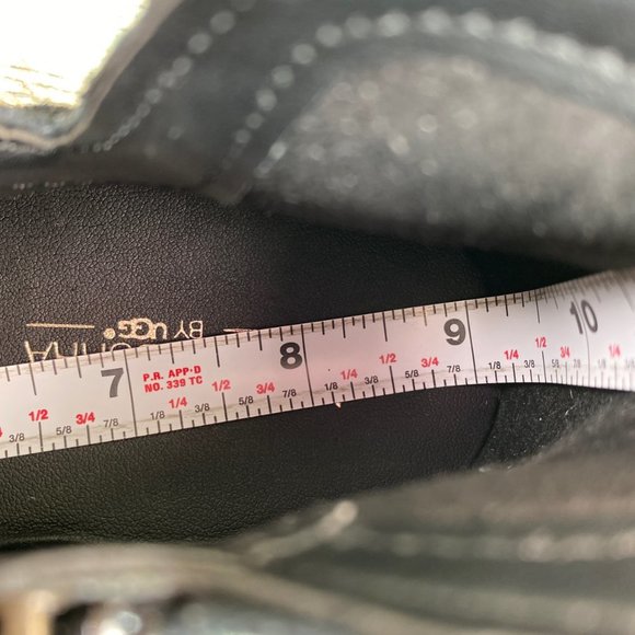 Koolaburra By Ugg Cheyanne Ankle Boot Womens 7M Black Suede Zip Low Block Heel - Picture 8 of 11